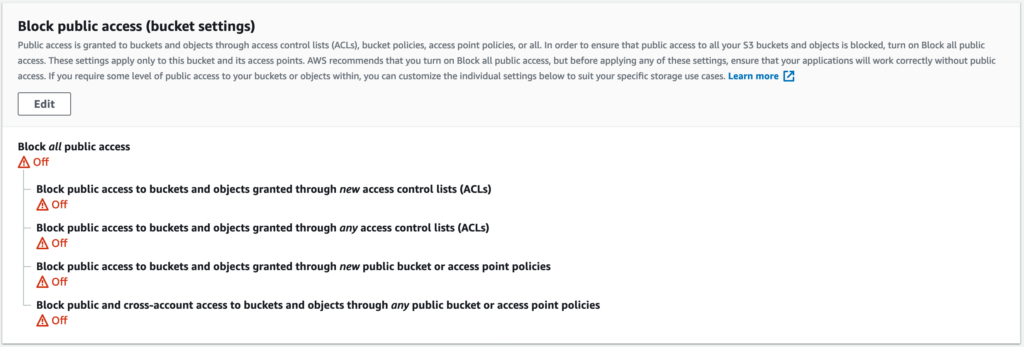 Block Publick Access