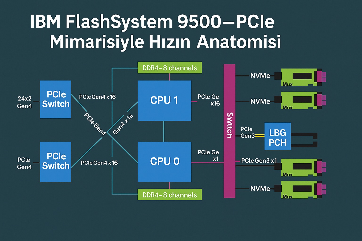 IBM FlashSystem Donanımı: PCIe Üzerinden Gelen Sessiz Performans Canavarı